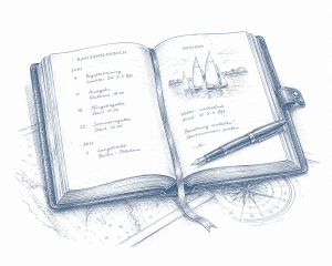 Logbook_NoticeBoard_Seglerhaus_Blue