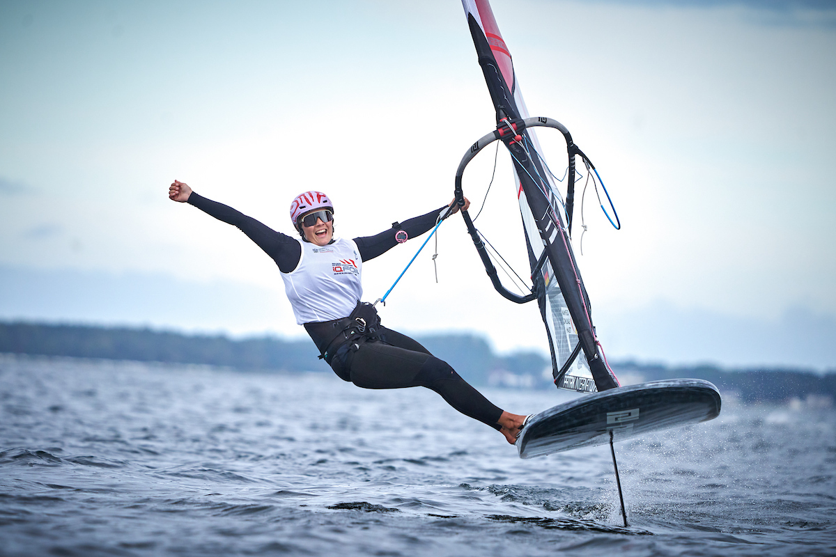 iQFoil U23 WM: Starker Schlussspurt